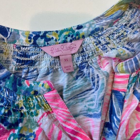 Lilly Pulitzer Essie Dress Beach Please XS - Picture 3 of 8